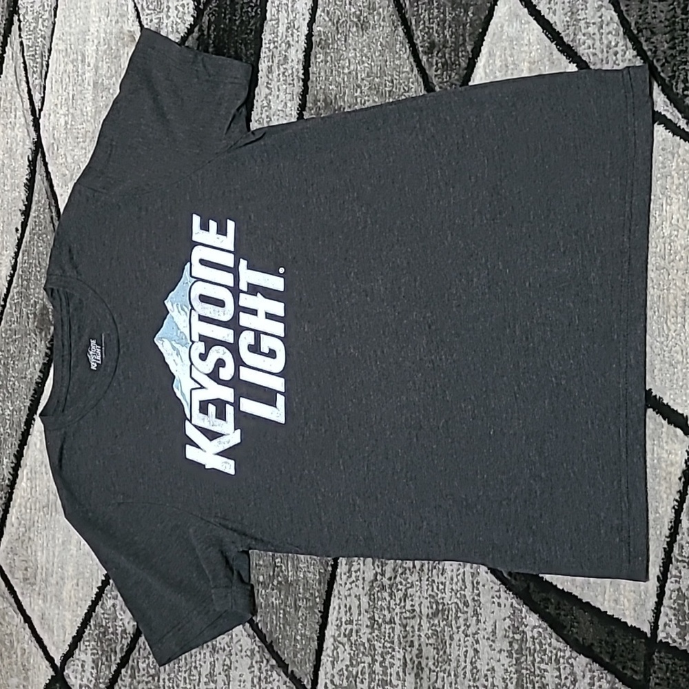 KEYSTONE LIGHT BEER 🍺 UNISEX CREW-NECK TEE-SHIRT